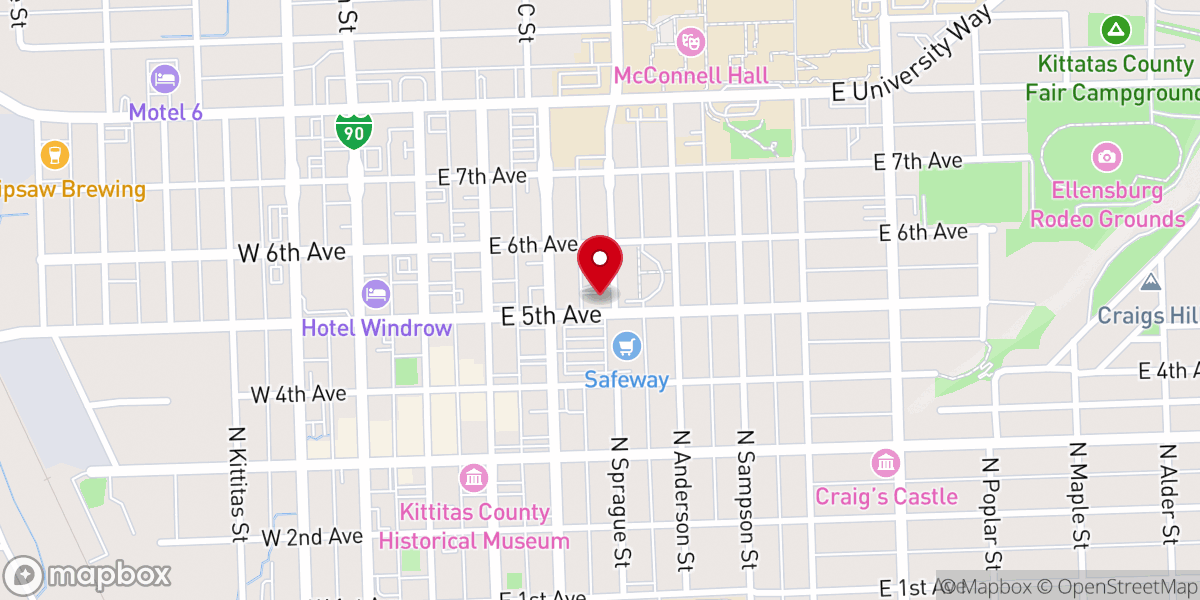 Map showing location of Cornerstone Italian Kitchen