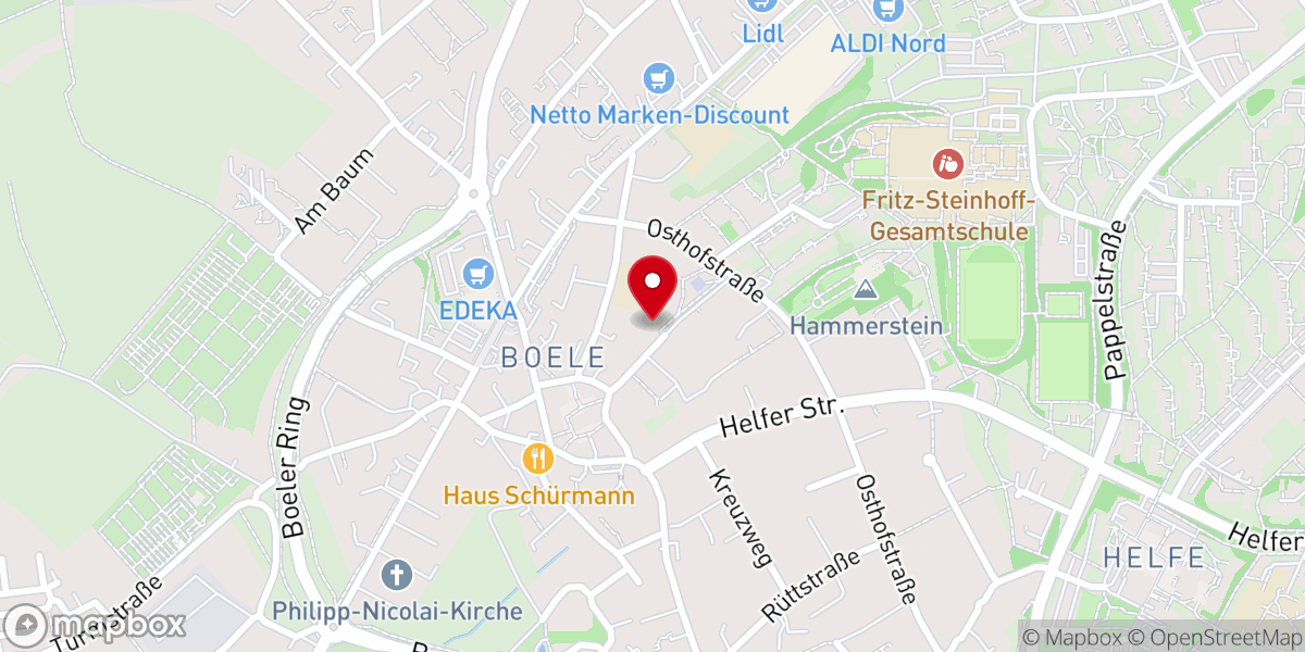 Map showing location of Kath. Kirchengemeinde St.Johannes