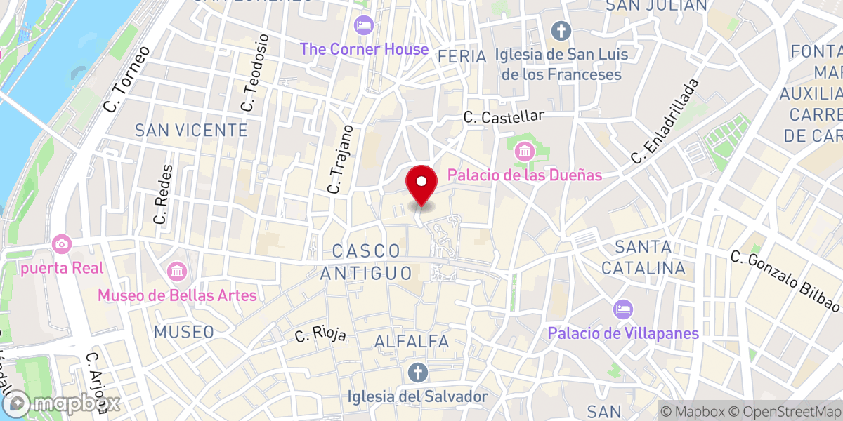Map showing location of Hermandad De La Virgen De Guadalupe De La Iglesia De La Misericordia