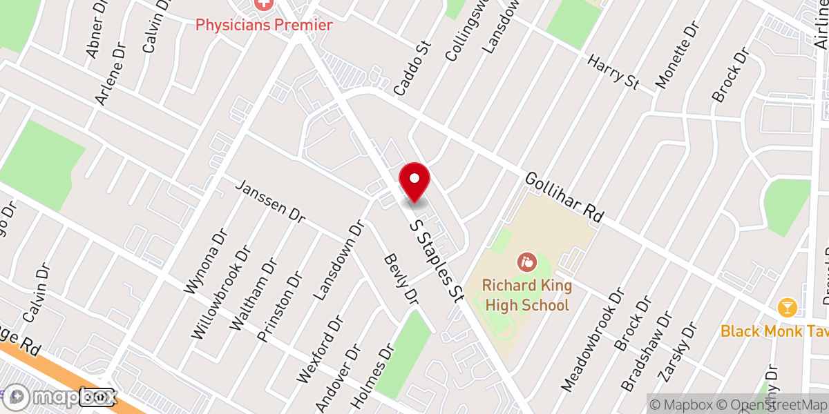 Map showing location of Believe Church