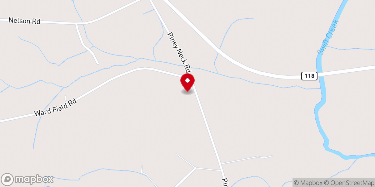 Map showing location of Covenant of God Church