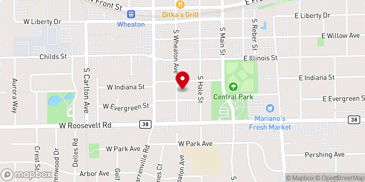 Map showing location of Esther Room