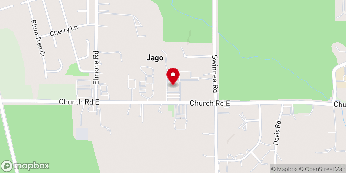 Map showing location of Compel Church (Southaven)
