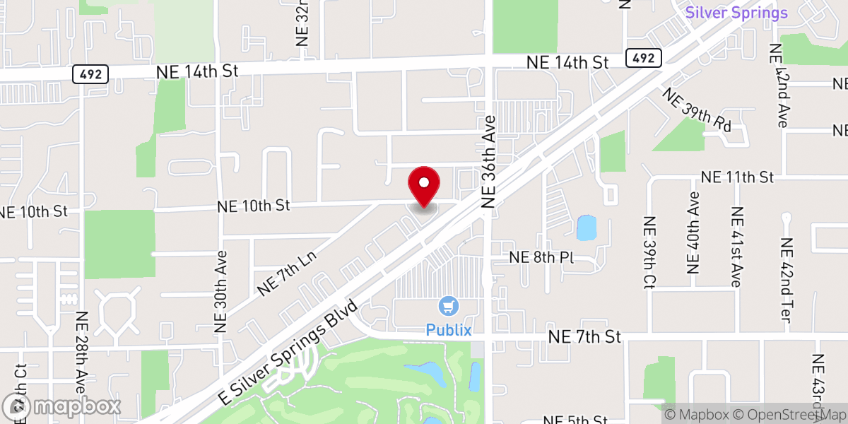 Map showing location of St Matthews Lutheran Church