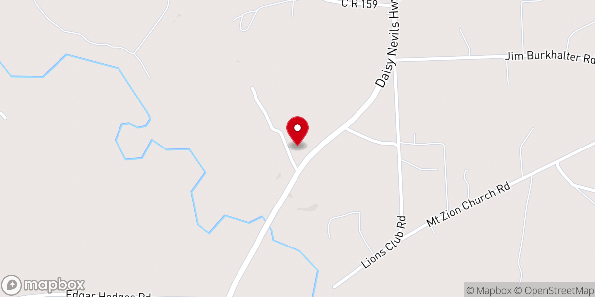 Map showing location of New Beginning True Vine