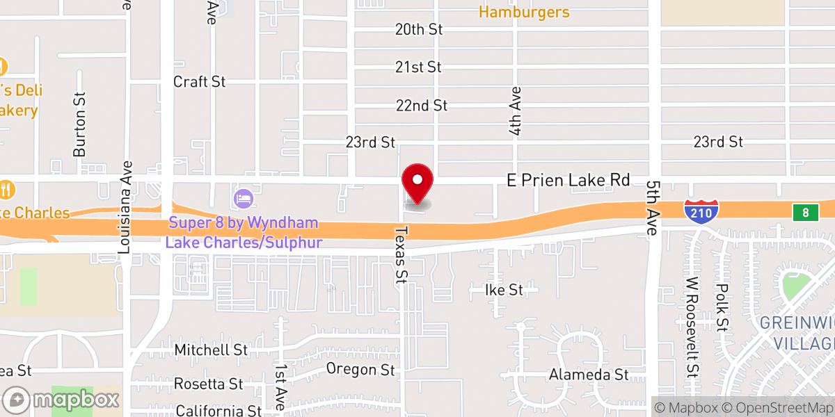 Map showing location of Back To God Revival Holiness Church