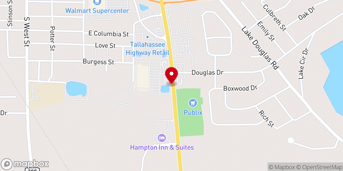 Map showing location of House of Living Water