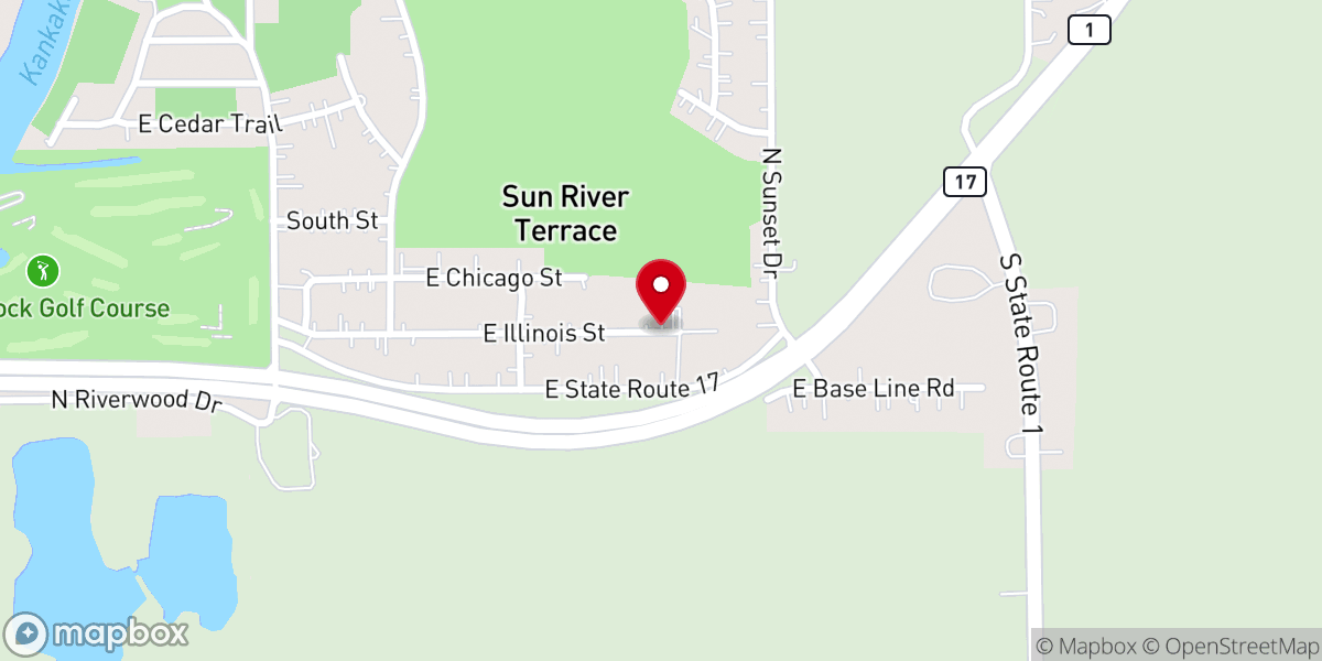 Map showing location of Mt Calvary Baptist Church