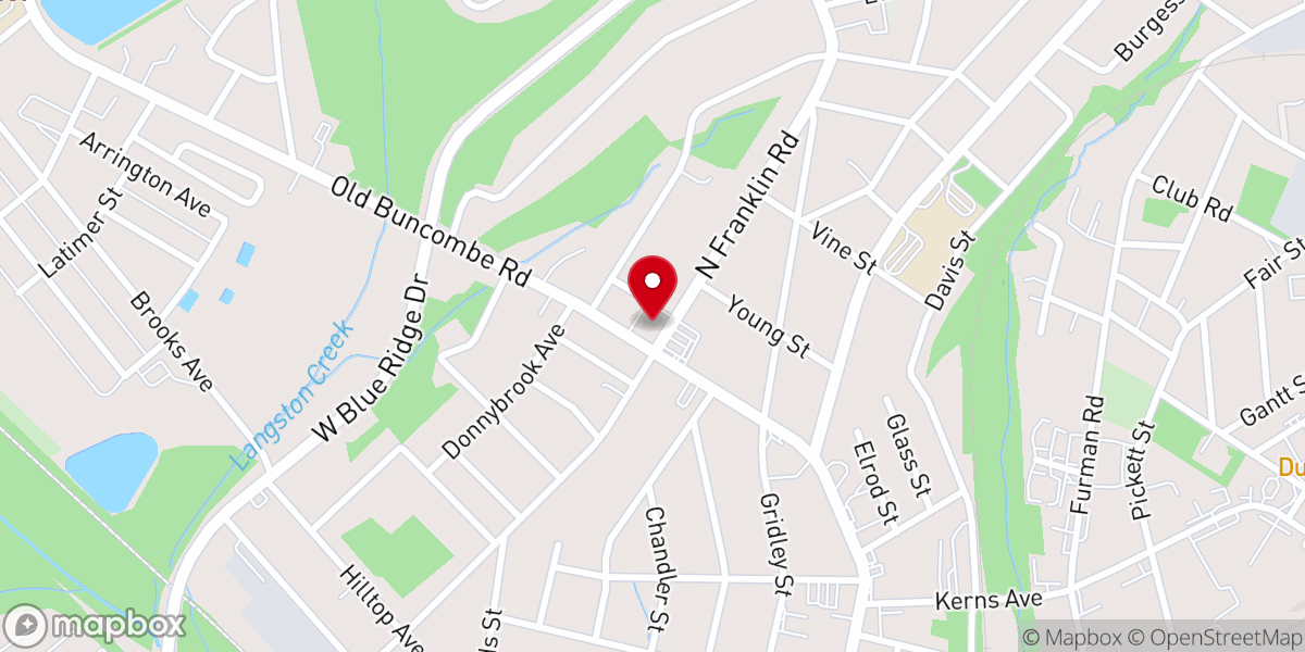 Map showing location of Sans Souci Church