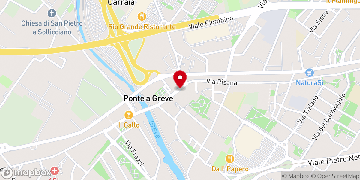 Map showing location of Chiesa Evangelica Apostolica Firenze
