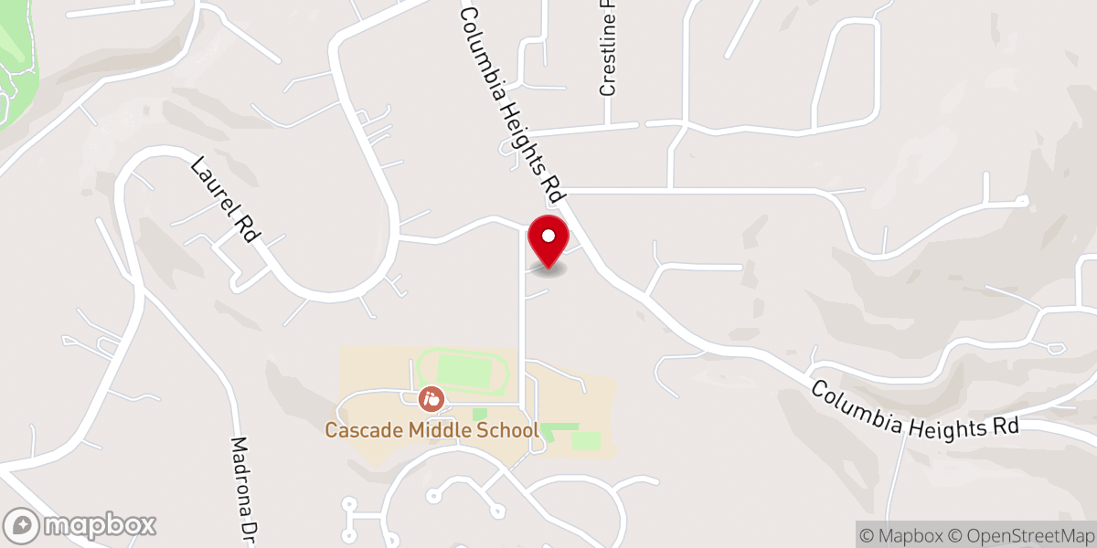 Map showing location of Bethany Lutheran Church