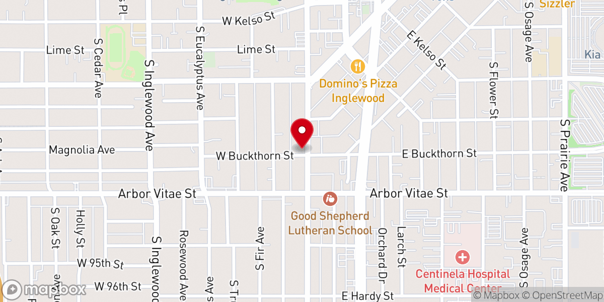 Map showing location of Miracle Temple Church of God Pentecostal