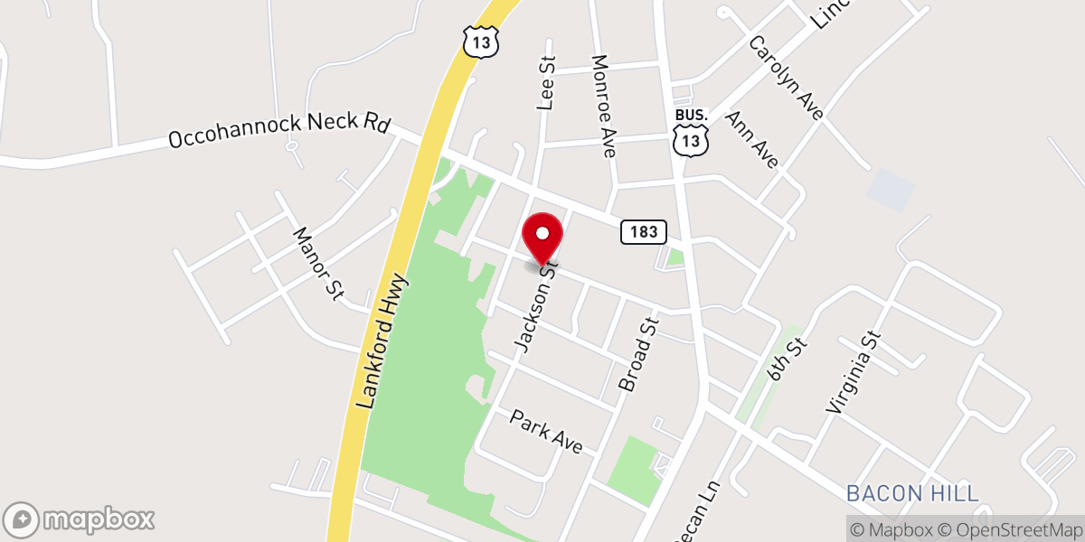 Map showing location of New Birth Community Church