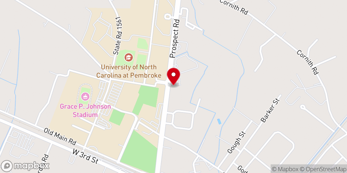 Map showing location of Campus Ministry Center