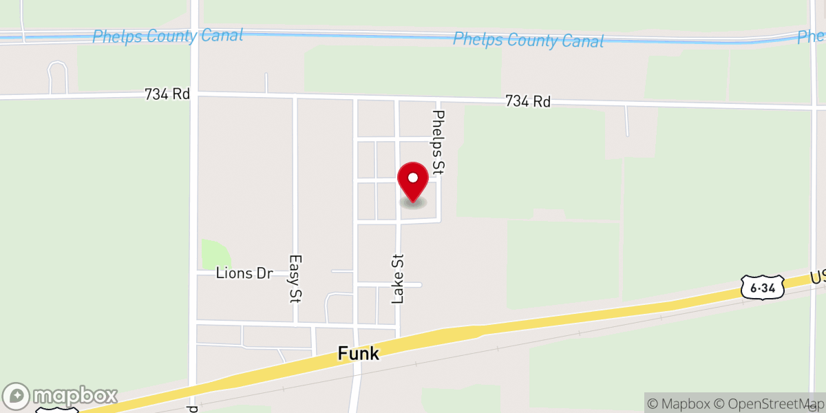 Map showing location of Fridhem Lutheran Church - LCMC
