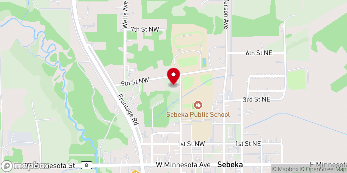 Map showing location of Friends In Christ Community Church