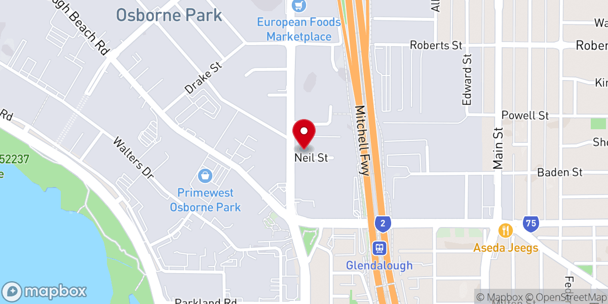 Map showing location of Victory Life Centre
