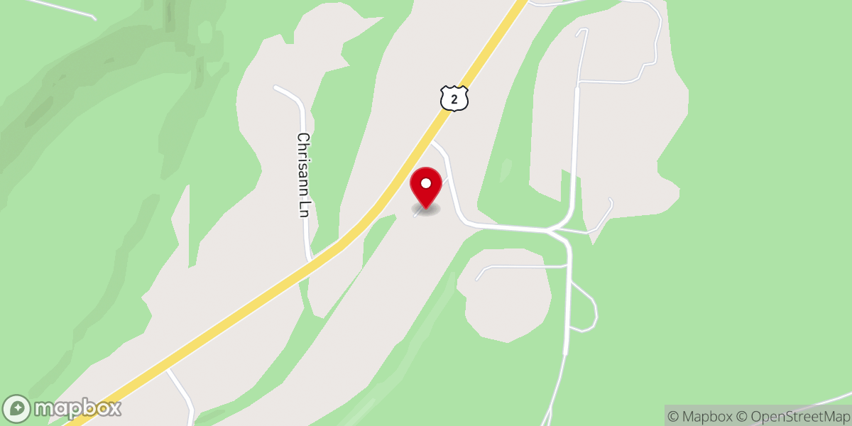Map showing location of Newport Southern Baptist Church