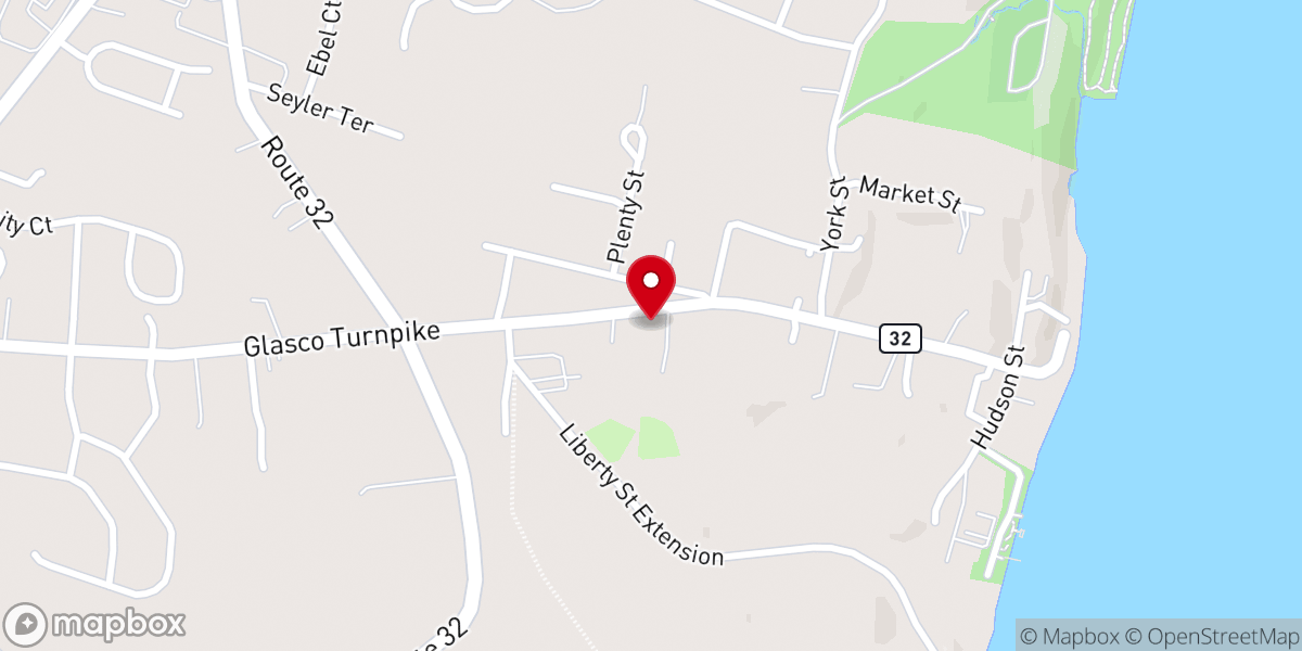 Map showing location of St. Joseph's Church