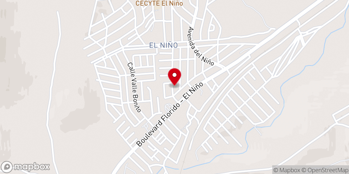 Map showing location of Comunidad Cristiana El Niño