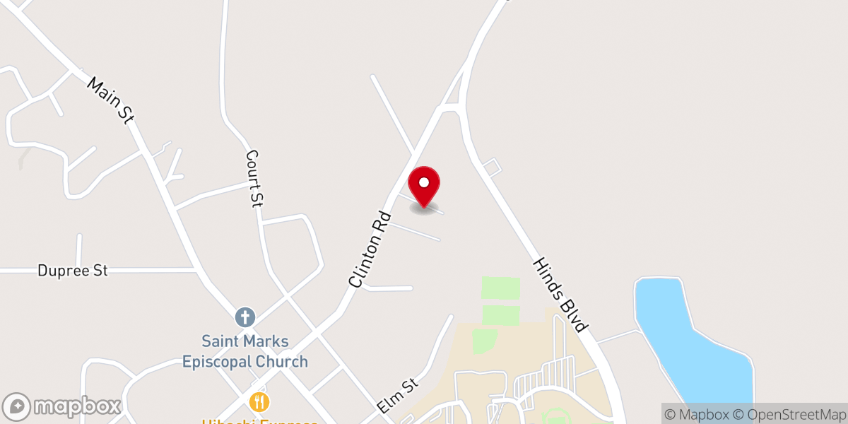 Map showing location of Raymond First Church God