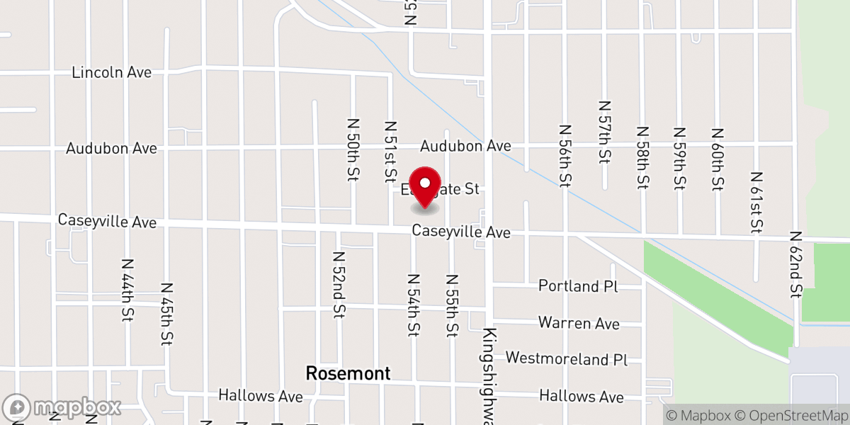 Map showing location of Good Samaritan Ministries