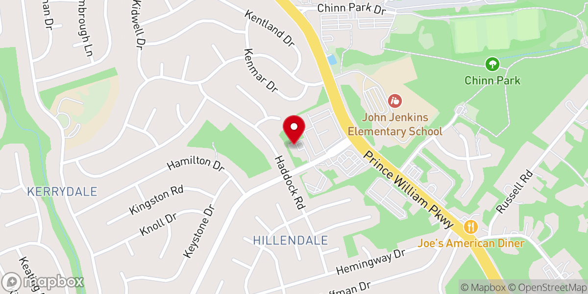 Map showing location of Church Of Christ At Dale City - Food Distribution Center