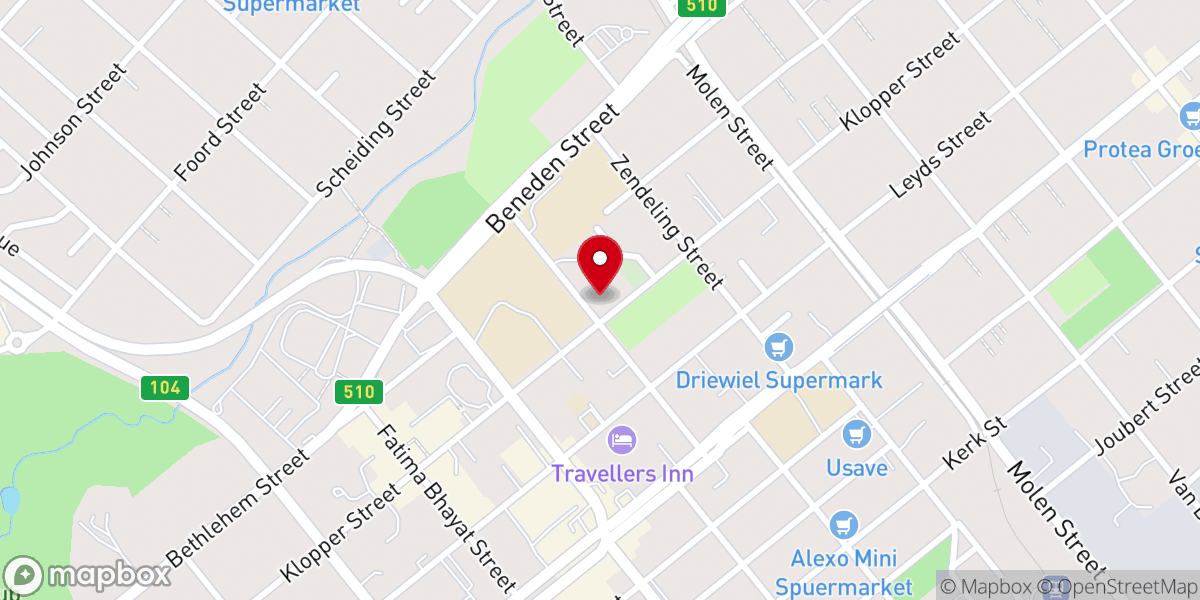 Map showing location of Kingdom Prayer Ministry International
