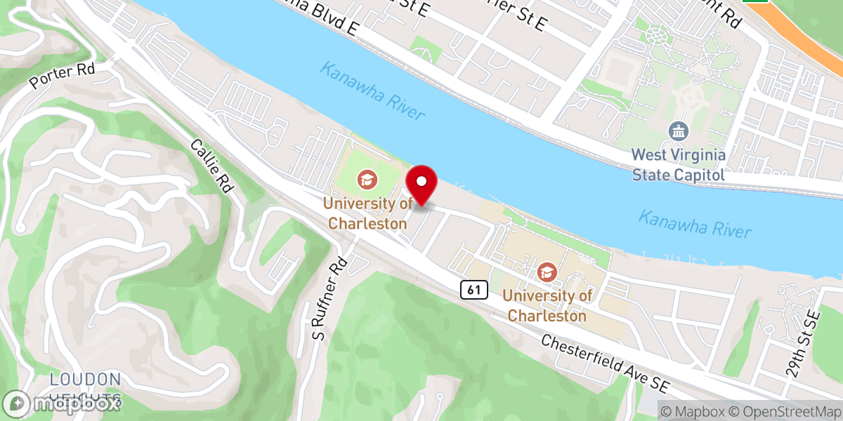 Map showing location of Hope Church (Anglican)
