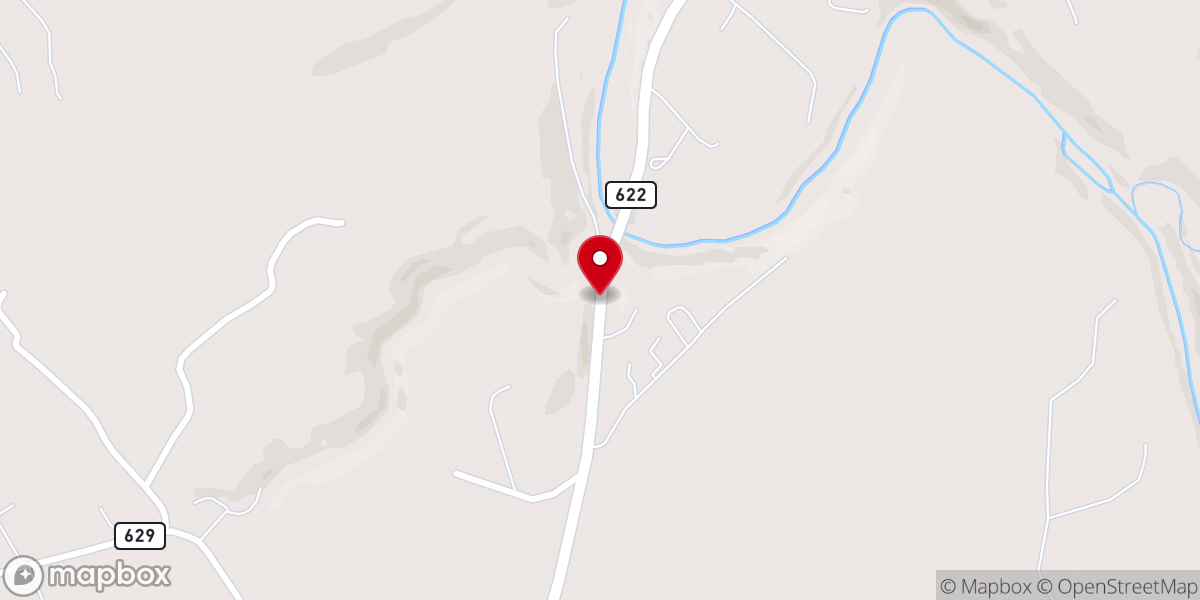 Map showing location of Church At Waterlick