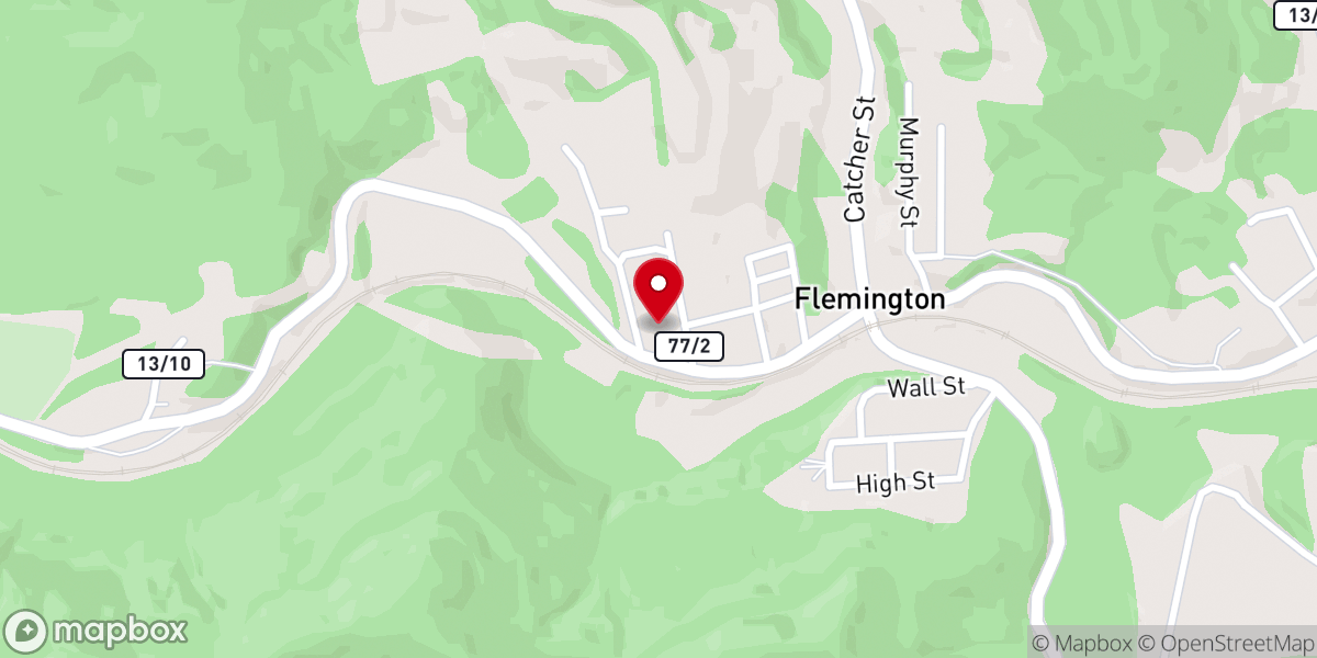 Map showing location of Faith Church International