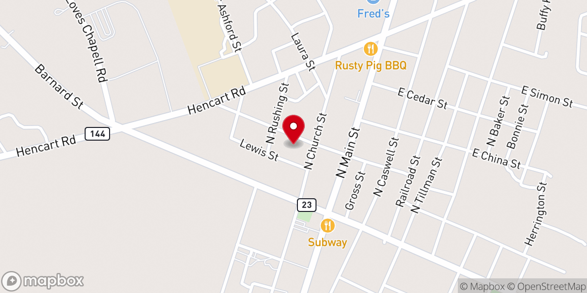 Map showing location of Iglesia Aposento Alto