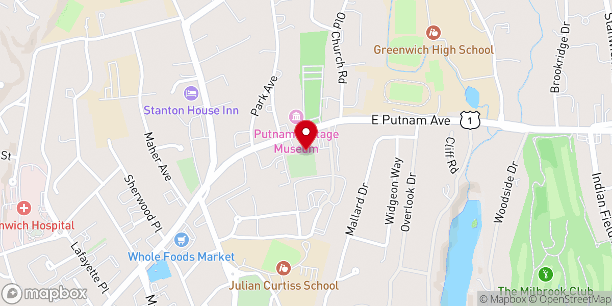 Map showing location of Christ Protestant Episcopal Church