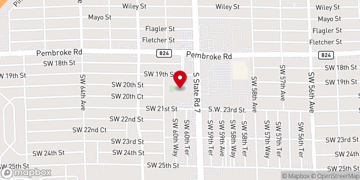 Map showing location of St. Stephen Protomartyr Catholic Church