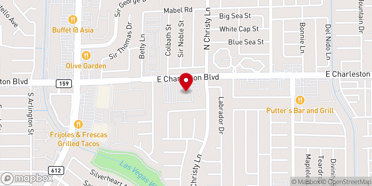 Map showing location of Prince of Peace Catholic Church