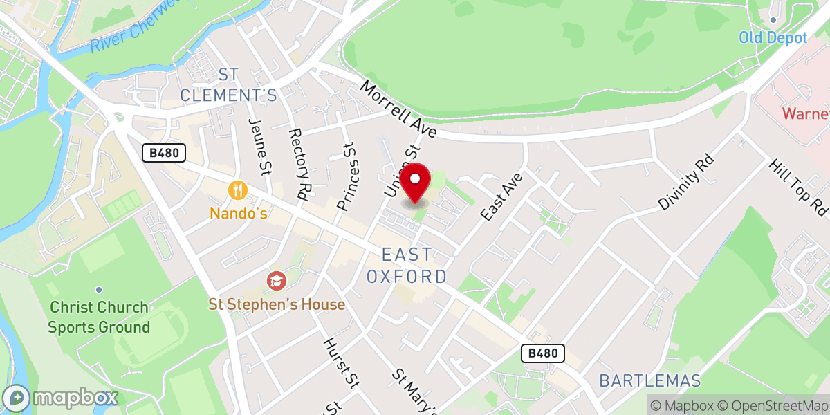 Map showing location of S E S I Food & Household Refills Within Methodist Church