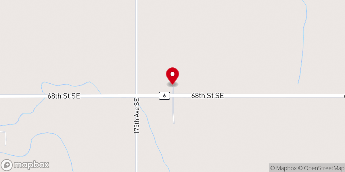 Map showing location of Bethany Free Lutheran Parsonage