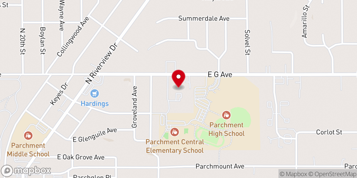 Map showing location of St Ambrose Catholic Church