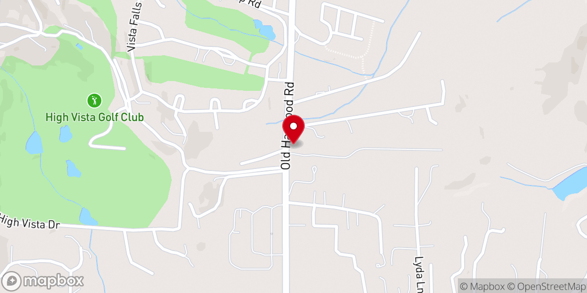 Map showing location of Bethel Baptist Church