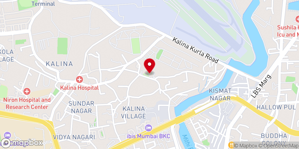 Map showing location of Our Lady of Egypt Church