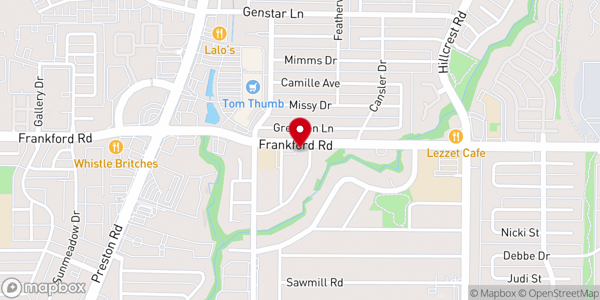 Map showing location of St Matthew Lutheran Church