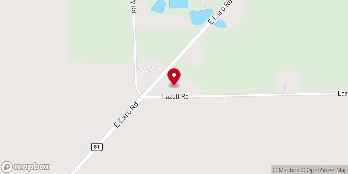 Map showing location of Ellington Church of the Nazarene