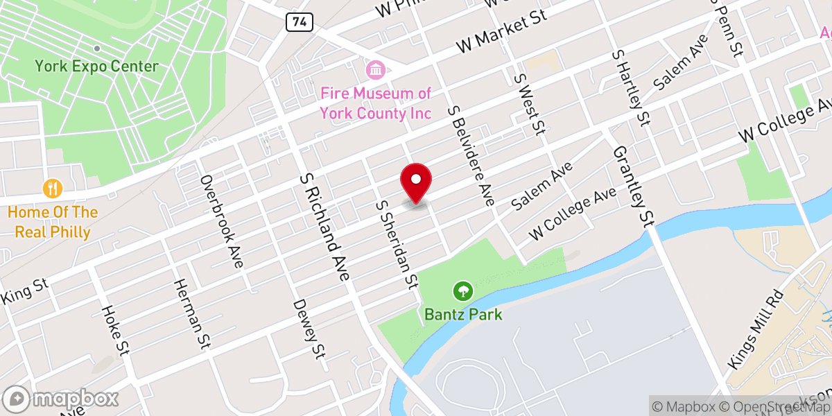 Map showing location of Grace Words Bible Church