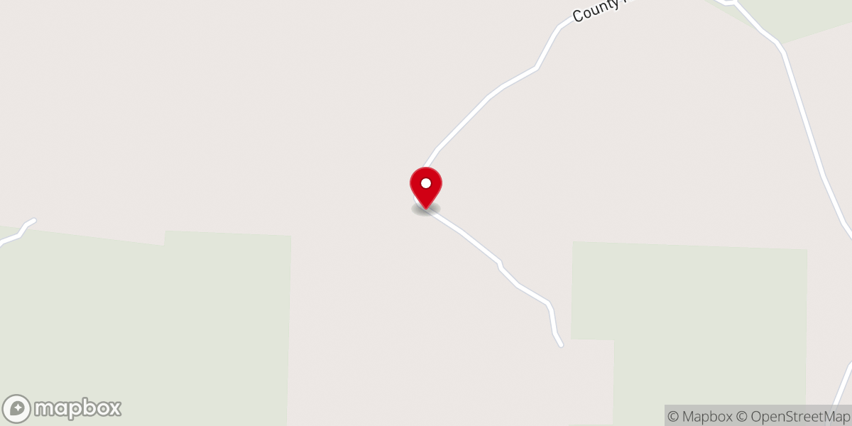 Map showing location of Pine Spring Church