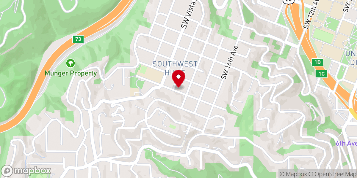 Map showing location of Ascension Episcopal Parish