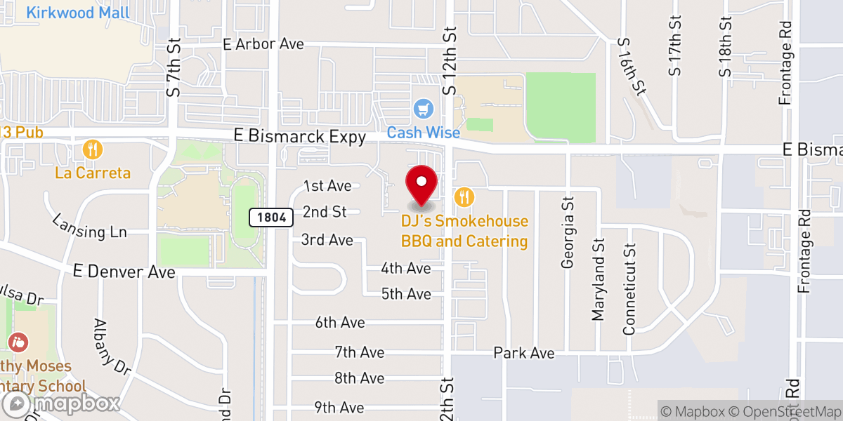 Map showing location of Missio Church