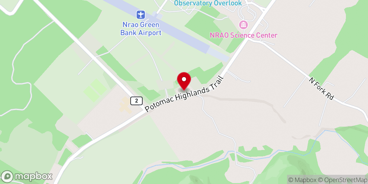 Map showing location of Liberty Presbyterian Church