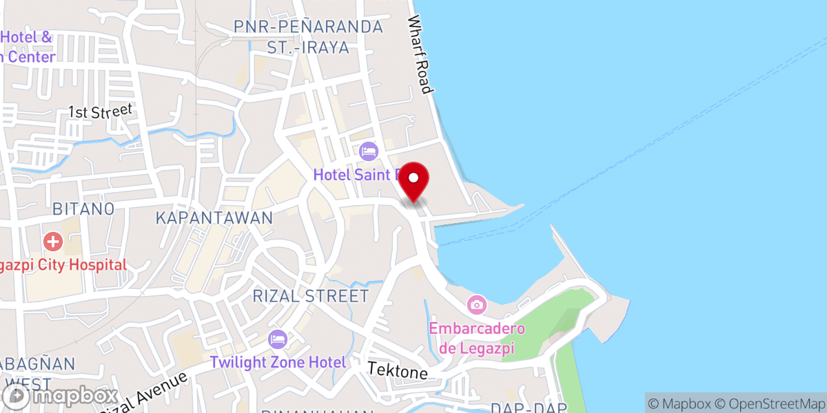 Map showing location of East GAte Christian Church Family Center