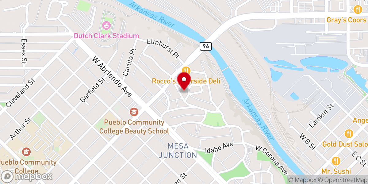Map showing location of New Beginnings Church