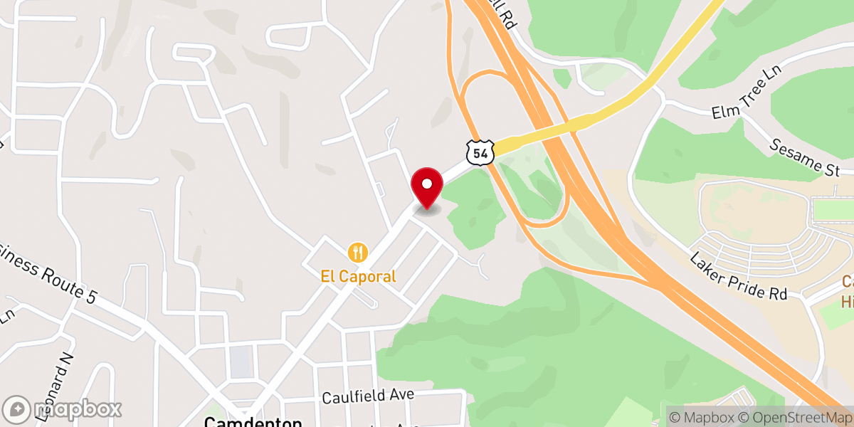 Map showing location of Our Saviors Lutheran Church